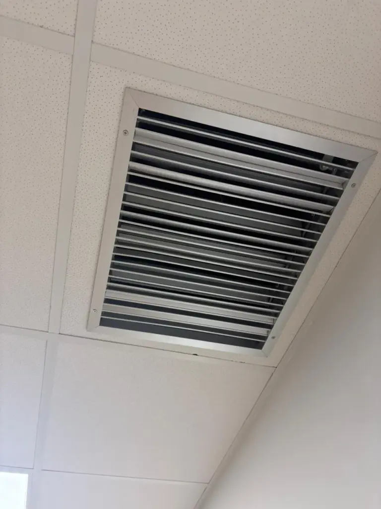 projeto de rede de dutos HVAC