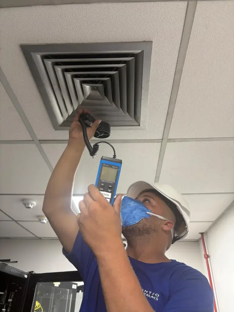 projeto de rede de dutos HVAC
